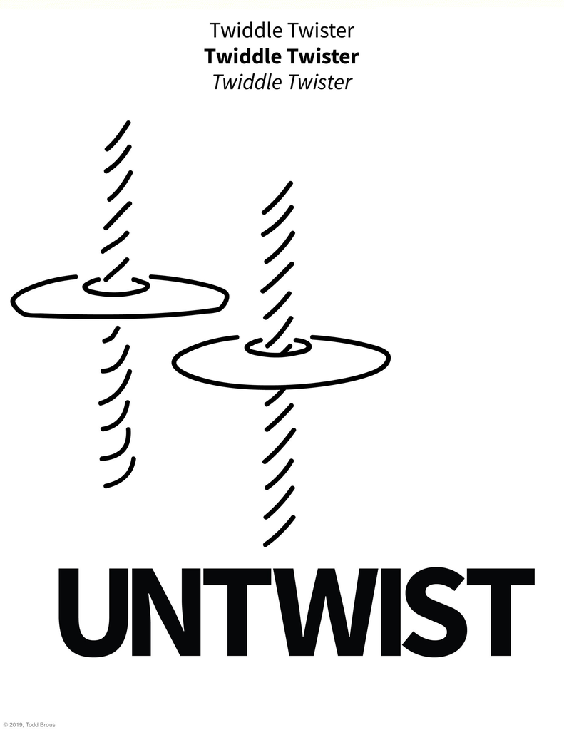 Untwist Toy Logo Exploration