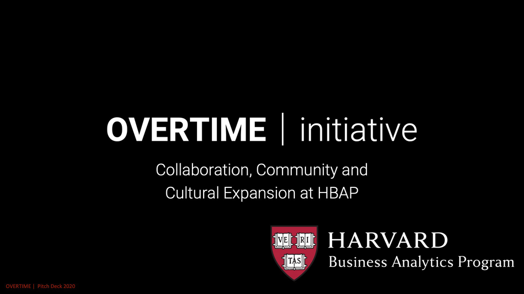 OVERTIME | initiative