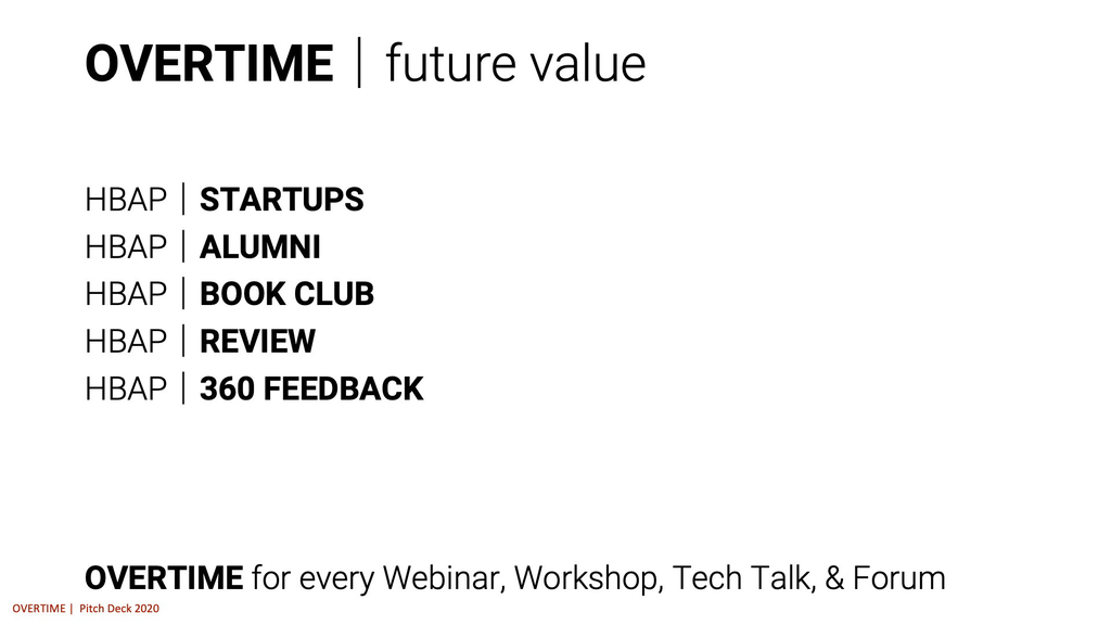 OVERTIME | initiative